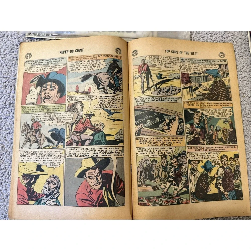 Top Guns of the West Comic Book October 1970's Super DC Giants